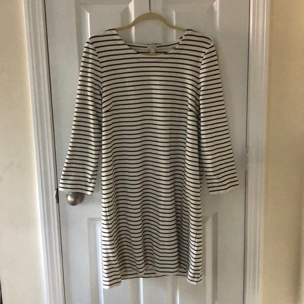 J Crew Striped T Shirt Dress